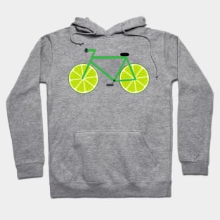 Lime Slice Bicycle Hoodie